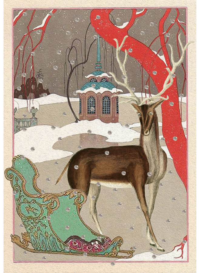 Блестящая открытка Ледяного озера