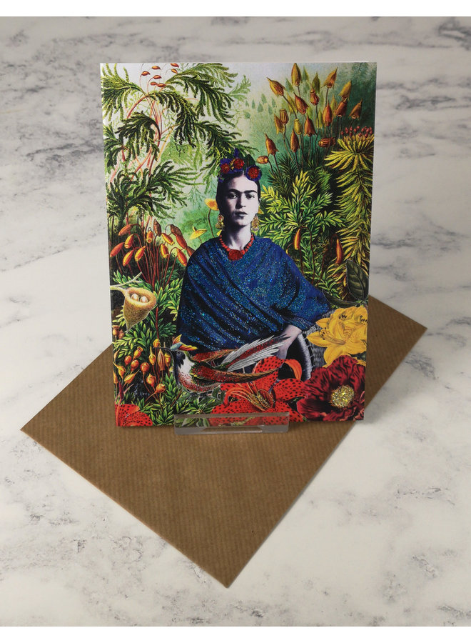 Dreaming of Frida Vintage Glitter Card 17