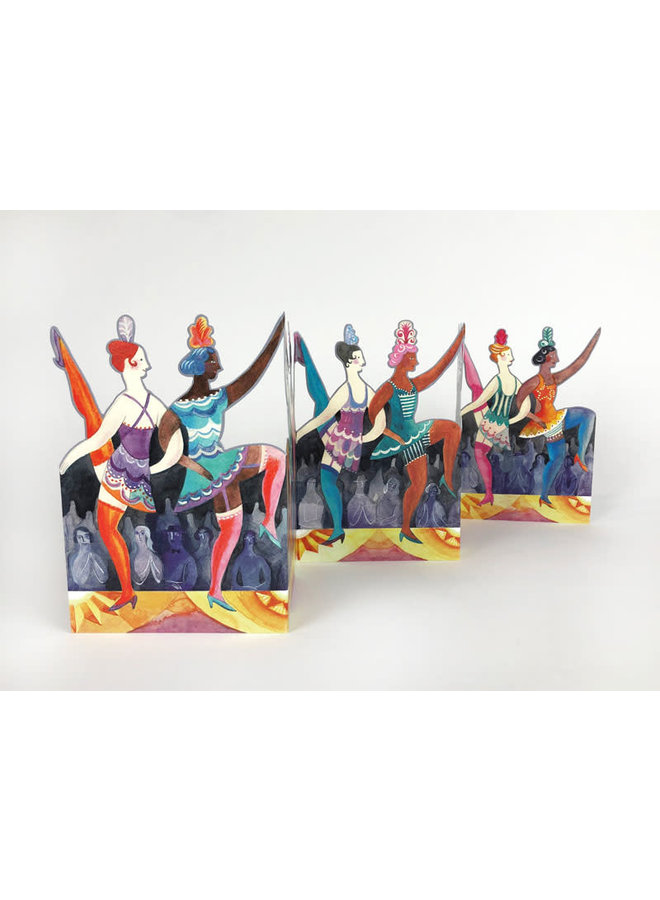 Carte 3D Cabaret Dancers par Sarah Young