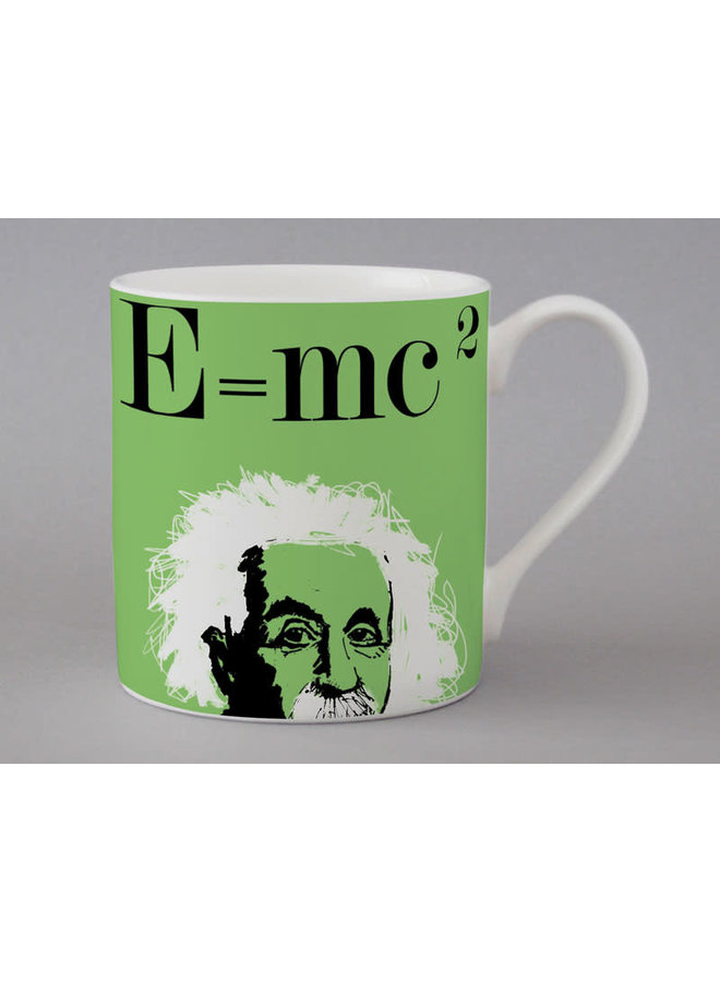 Graphic E=mc  Large Green Mug   161