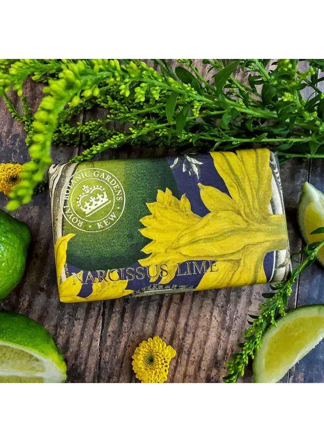 Kew Gardens Narcissus & Lime 240gm Soap