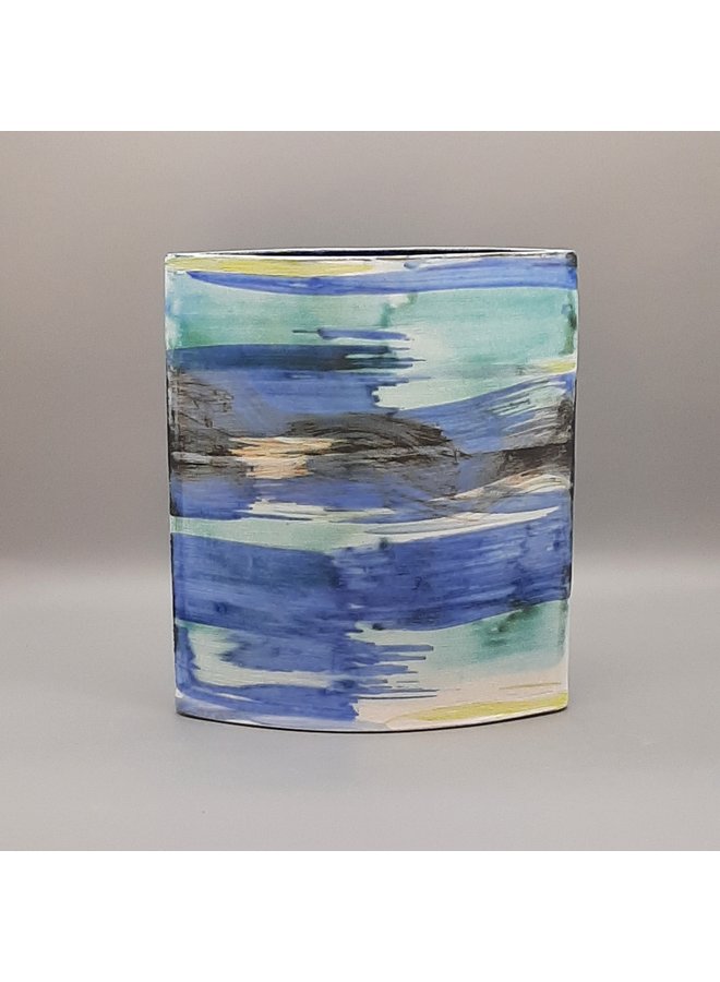 Blue Shoreline large  vase  28