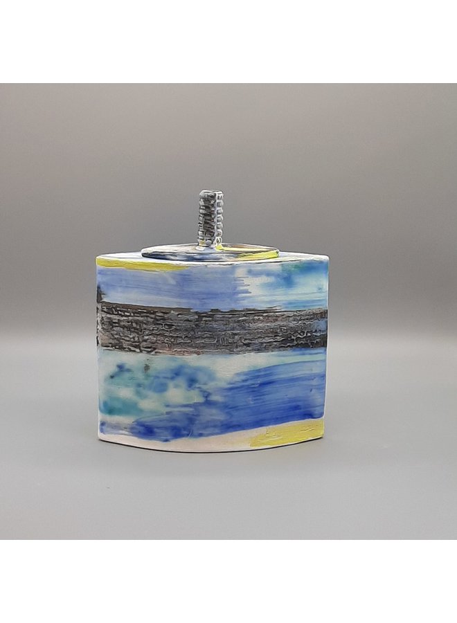 Blue Shoreline Lidded Box 30