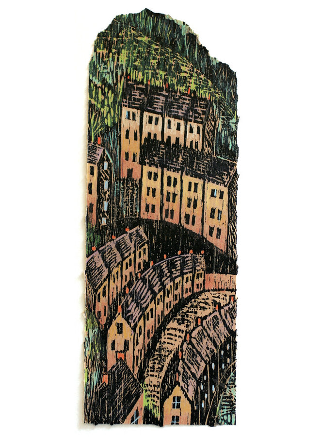 Town Houses Woodcut 44 of 75