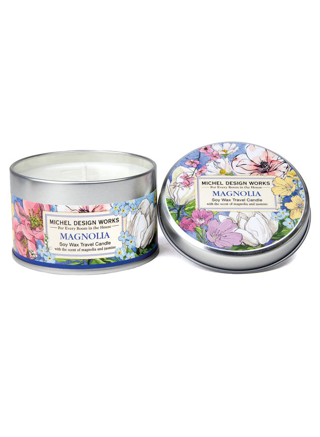 Magnolia Travel Candle in a Tin