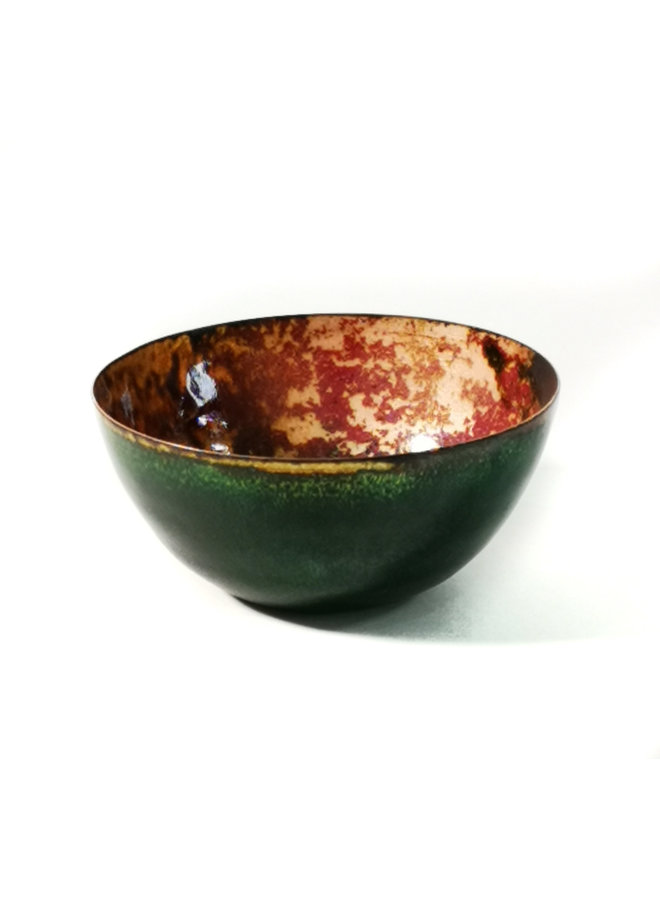 Enamelled Copper Bowl unique 181