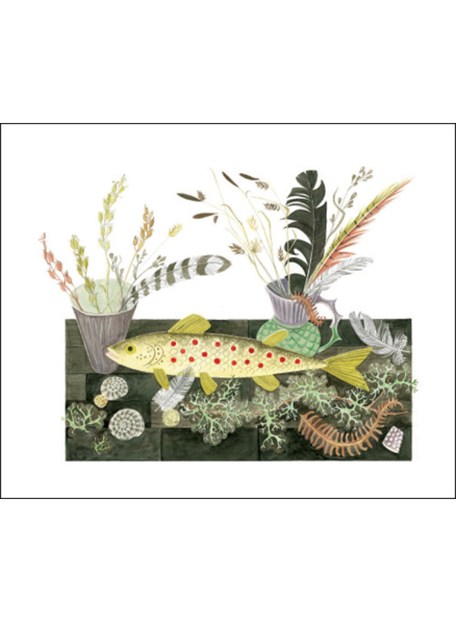 La carte du poisson d'Emily par Angie Lewin