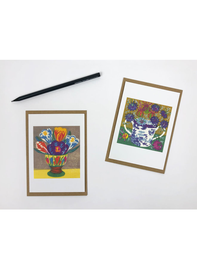 Crocus Egg Cup y Love in a Mist 10 Notecards de Matt Underwood