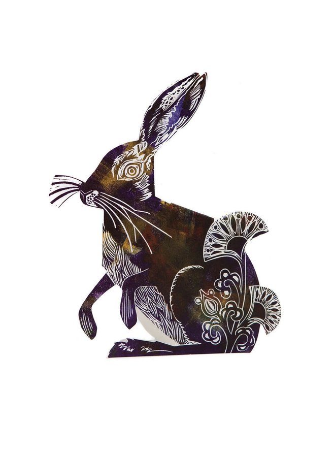 Hare in Field 3D-kort