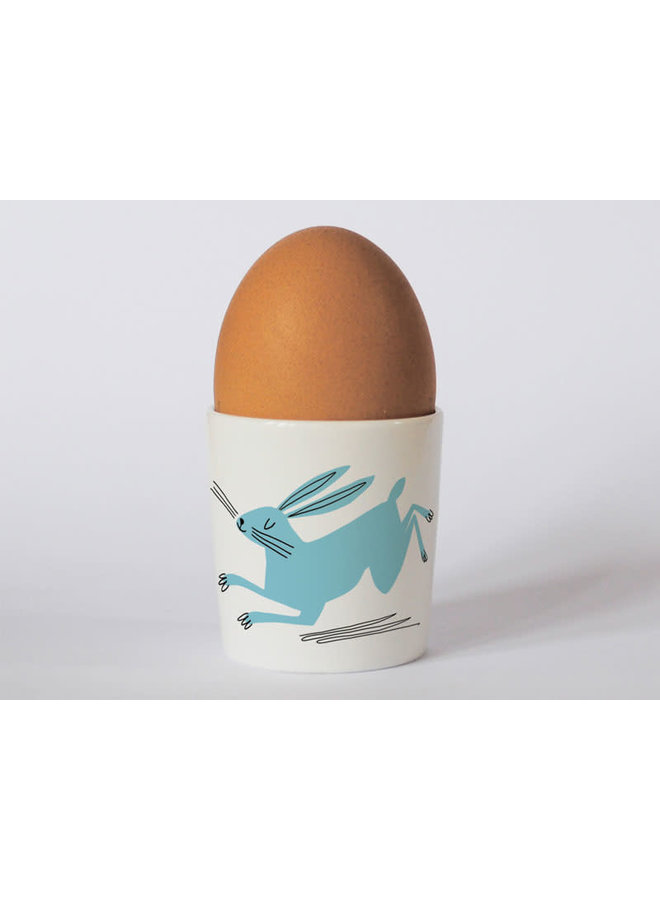 Countryside Hare Blue eggcup 183