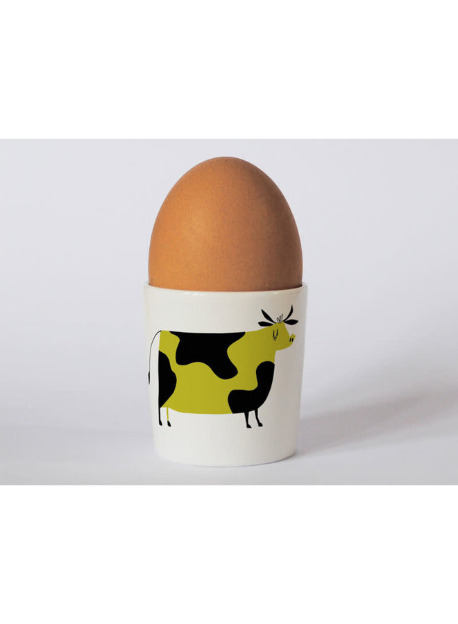 Countryside Cow Green  eggcup 186