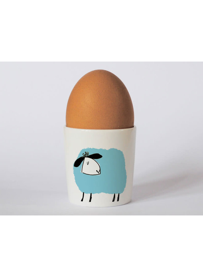Countryside Sheep Blue eggcup 188