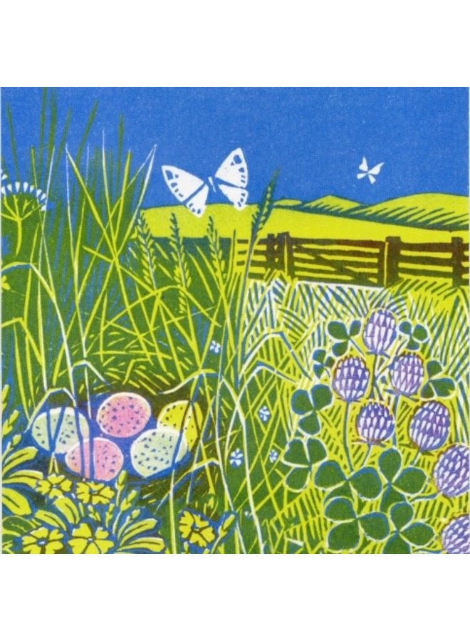 In Clover  by Clare Melinsky 140 x 140mm card