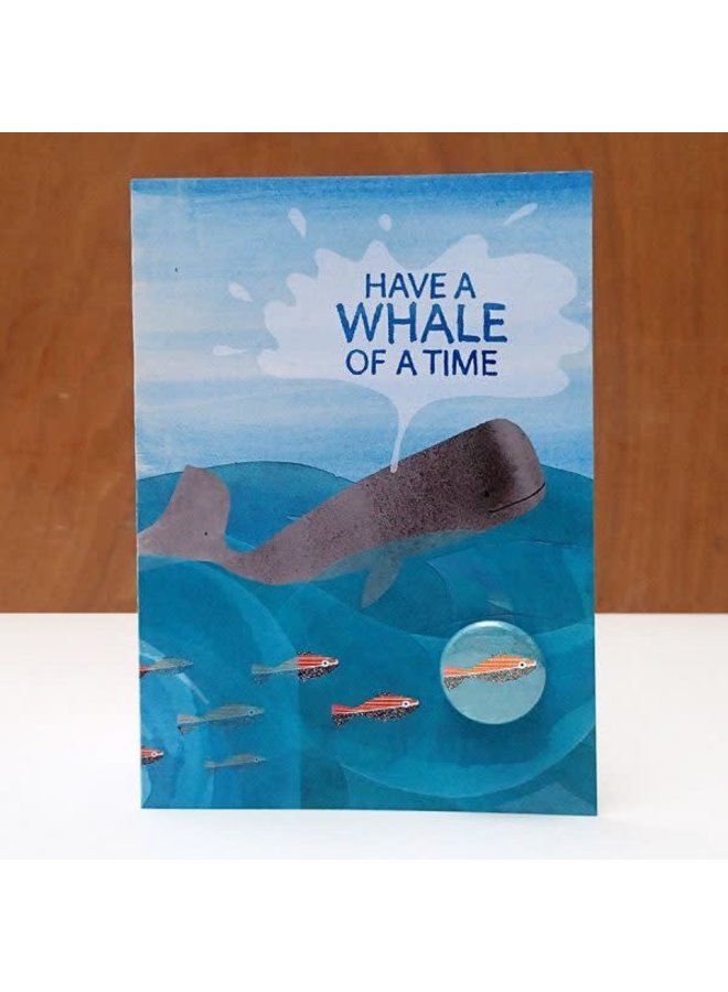 Whale Time Badge  Card  73