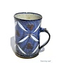Dancing Leaf Earthenware large Mug 02