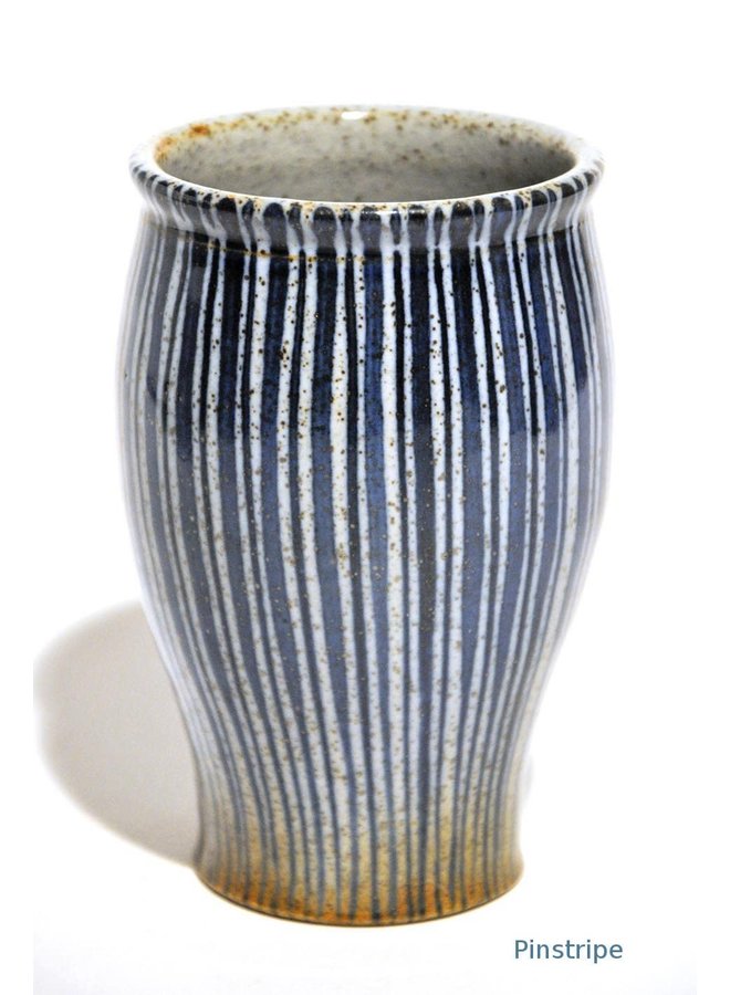 Vase Posy Rayures Bleu 10cm 34