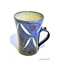 Dancing Leaf Earthenware large tall mug 10