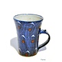 Flame Earthenware large tall Mug 09