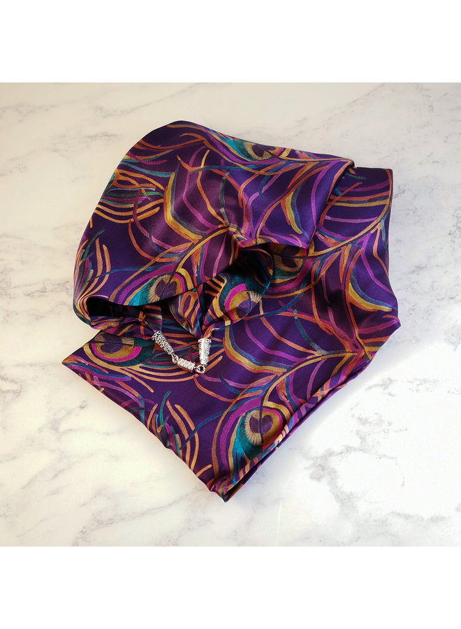 Isadora Satäng- och silkescarf med magnetlås Boxed