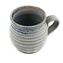 Tasse en faïence bleu gris 12