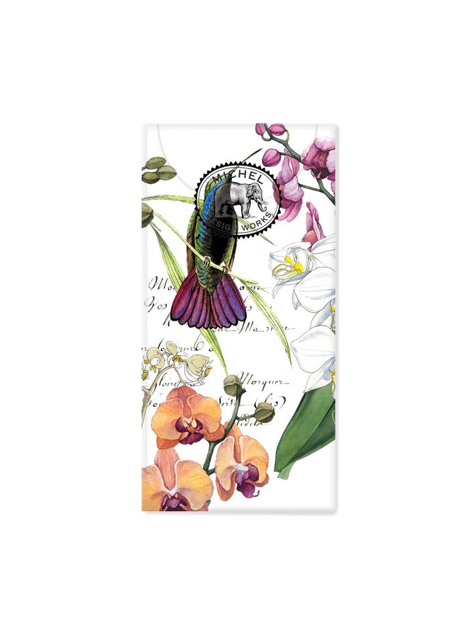 Orchids in Bloom 10 Pocket Paper Tissues