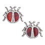 Aretes Ladybird Paua Shell E011