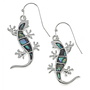 Gecko Inlaid Paua shell Drop Earrings 213