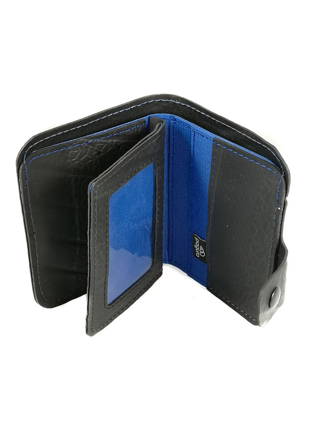 Бумажник с внутренней трубкой в стиле Бен с держателем для монет и карт на молнии Синий 66