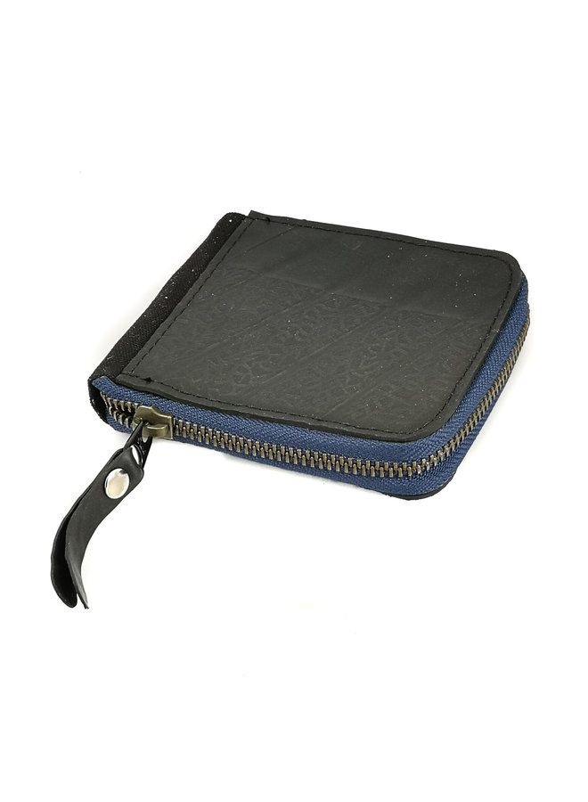 Zip wallet cards and coin compartment Toby Blue 89