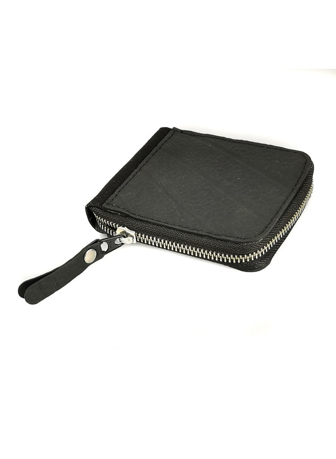 Zip wallet cards and coin compartment Toby Black