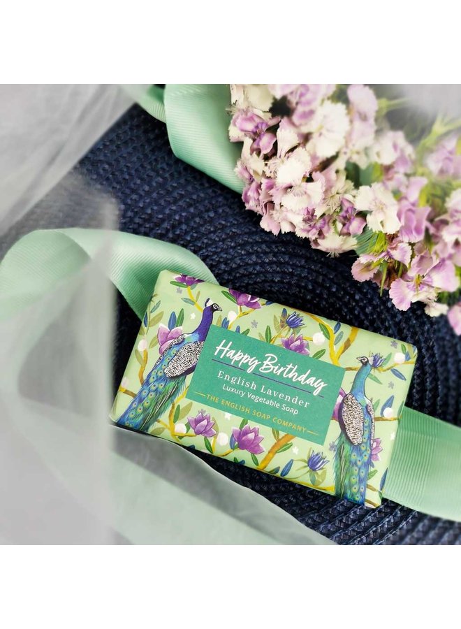 Happy Birthday  Vegetable Soap English Lavender