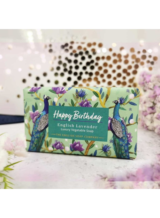 Happy Birthday  Vegetable Soap English Lavender