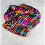 Patchwork Satin and Silk Scarf  with magnetic clasp Boxed 116