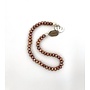 Pale Bronze Pearl necklace 126