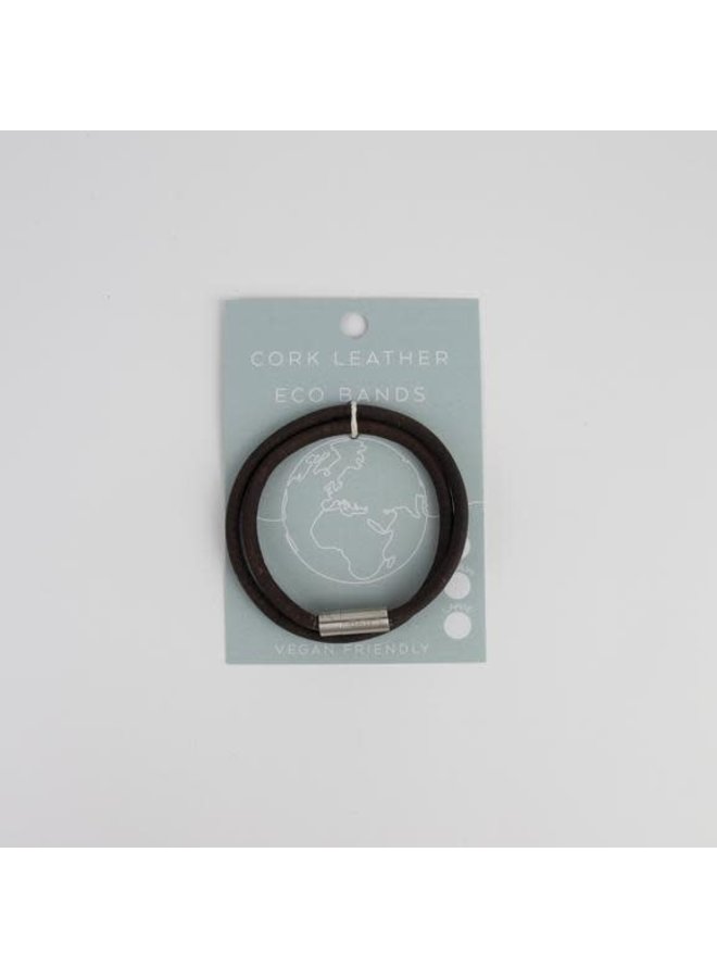 Eco Kork Doppel-Magnetarmband geräuchert Small 21