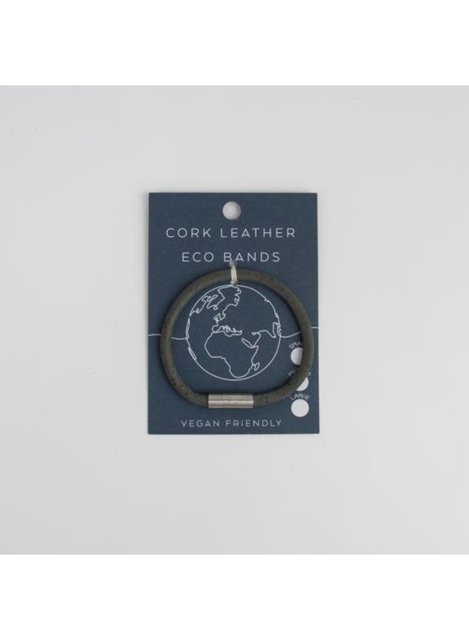 Eco Kork einzelnes magnetisches graues Armband Small 33