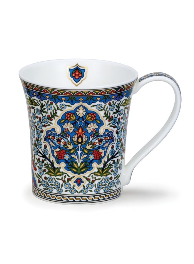 Taza Amara Patrón Azul / Rojo Persa 123