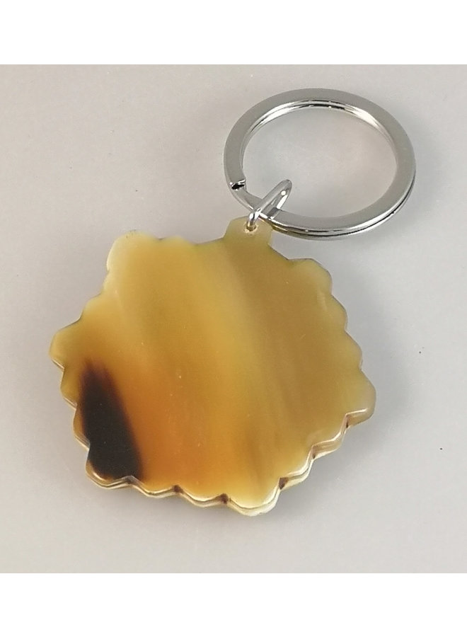 Bee on Honeycomb Key Ring Oxhorn  81