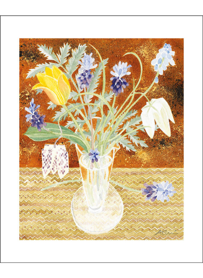 Spring Flowers by angie Lewin