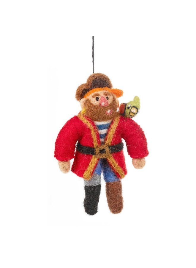 Pirate Pete  Felt Hanging Decoration