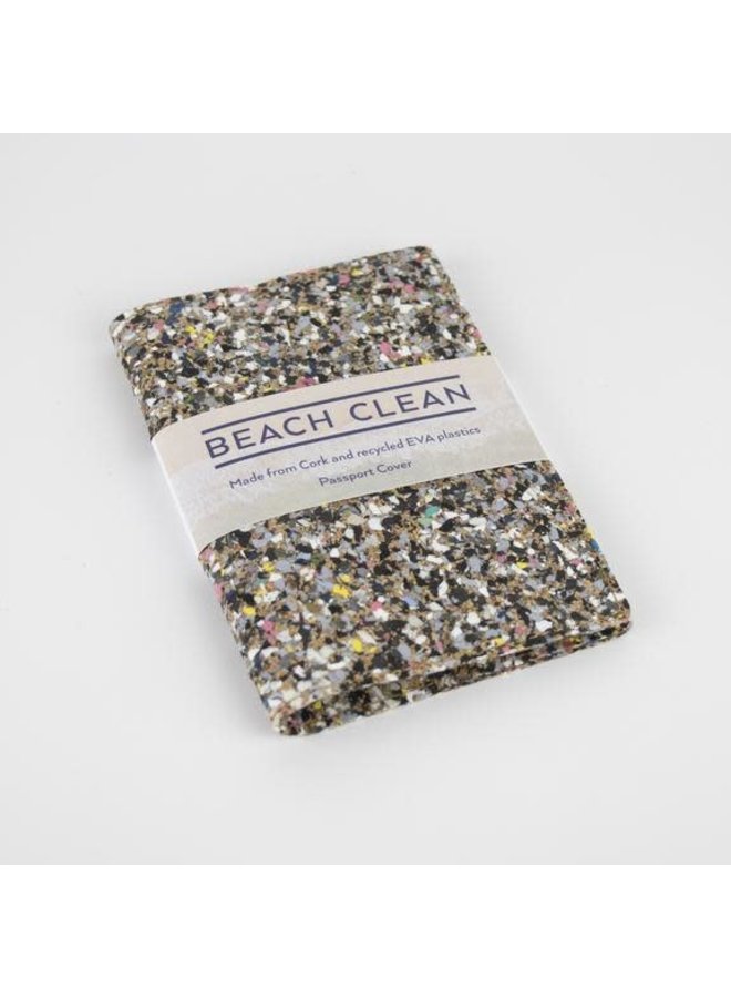 Beach Clean Cork and EVA recycled Passport Cover 03