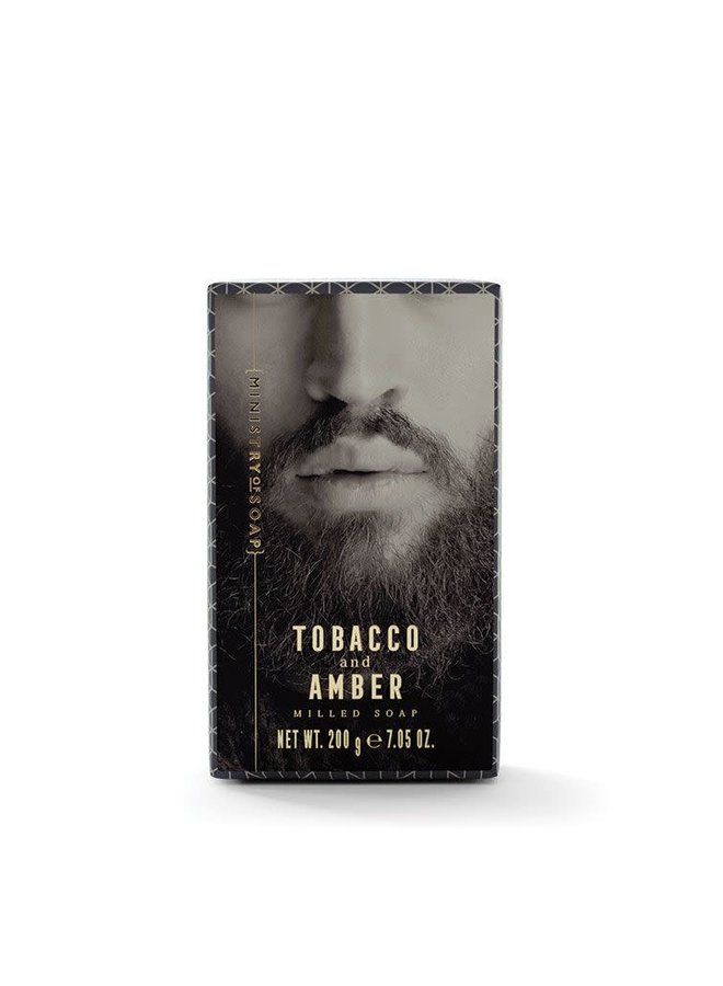 Jabón en barra de tabaco y ámbar Woodsman