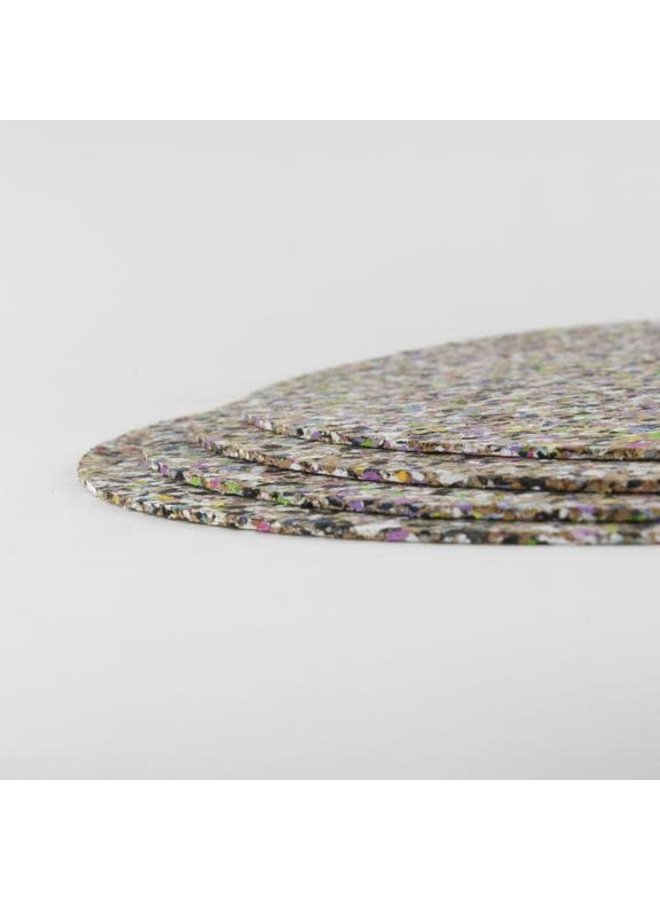 Набор круглых ковриков из 4-х ковриков Beach Clean 40