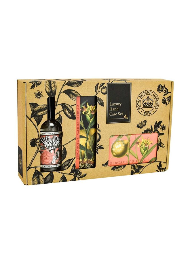 Kew Gardens Hand Care Coffret cadeau Bergamote et Gingembre