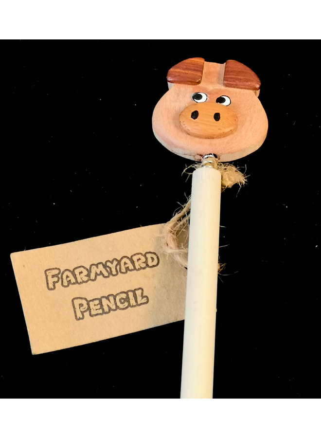 Pig Farmyard Pencil
