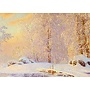 Hoar Frost by Gustaf Fjaestad x8 Xmas cards 140x180mm