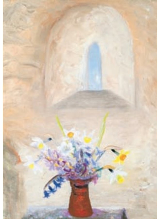 Narcissi & Bluebells by Winifred Nicholson 140x 180mm card