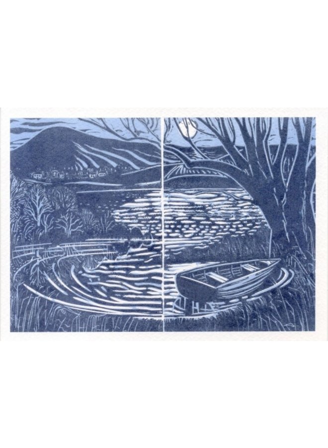 The Shining Lake by Ursula Prosser140x 180mm card