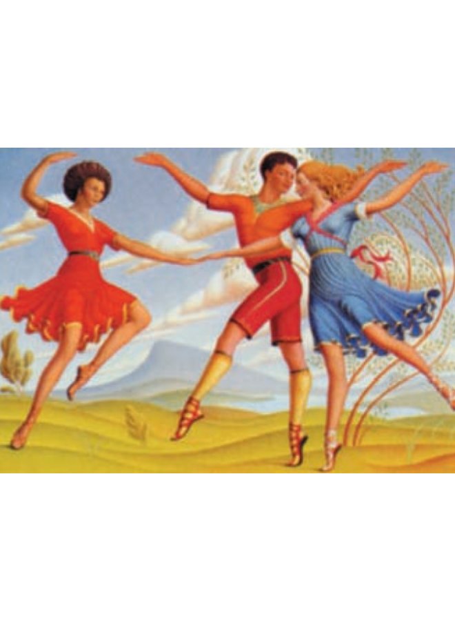 The Three Dancers by John Luke 180x140mm card