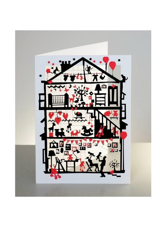 New Baby Laser cut card